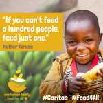 If you can't feed a hundred people, feed just one